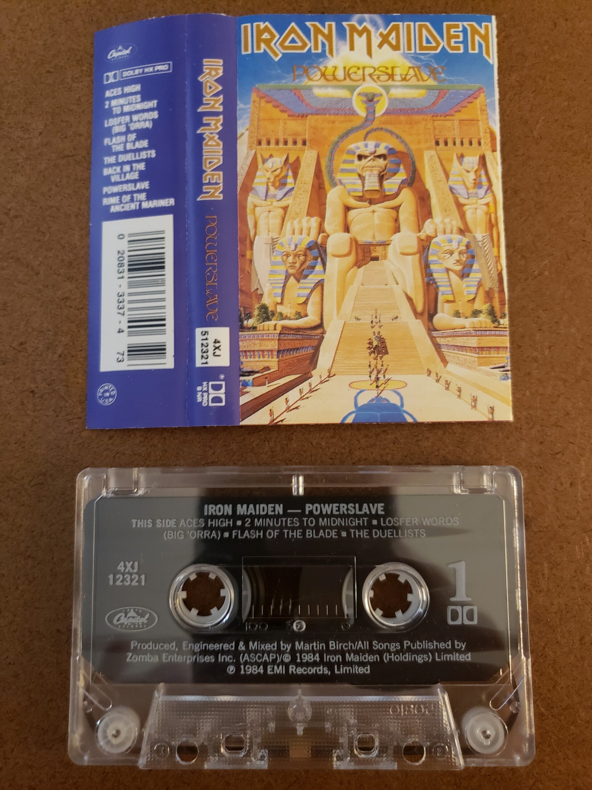 IRON MAIDEN - Powerslave Cassette