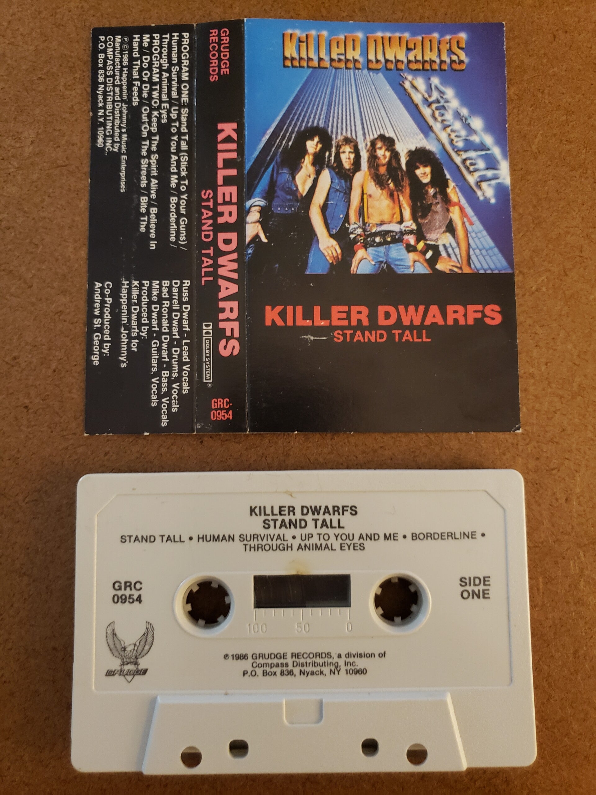 KILLER DWARFS - Stand Tall White Cassette