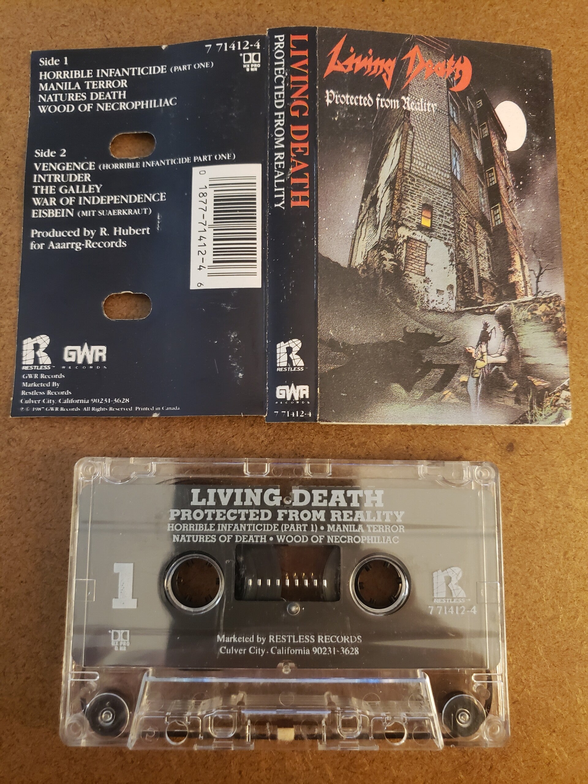 LIVING DEATH - Protected From Reality Cassette