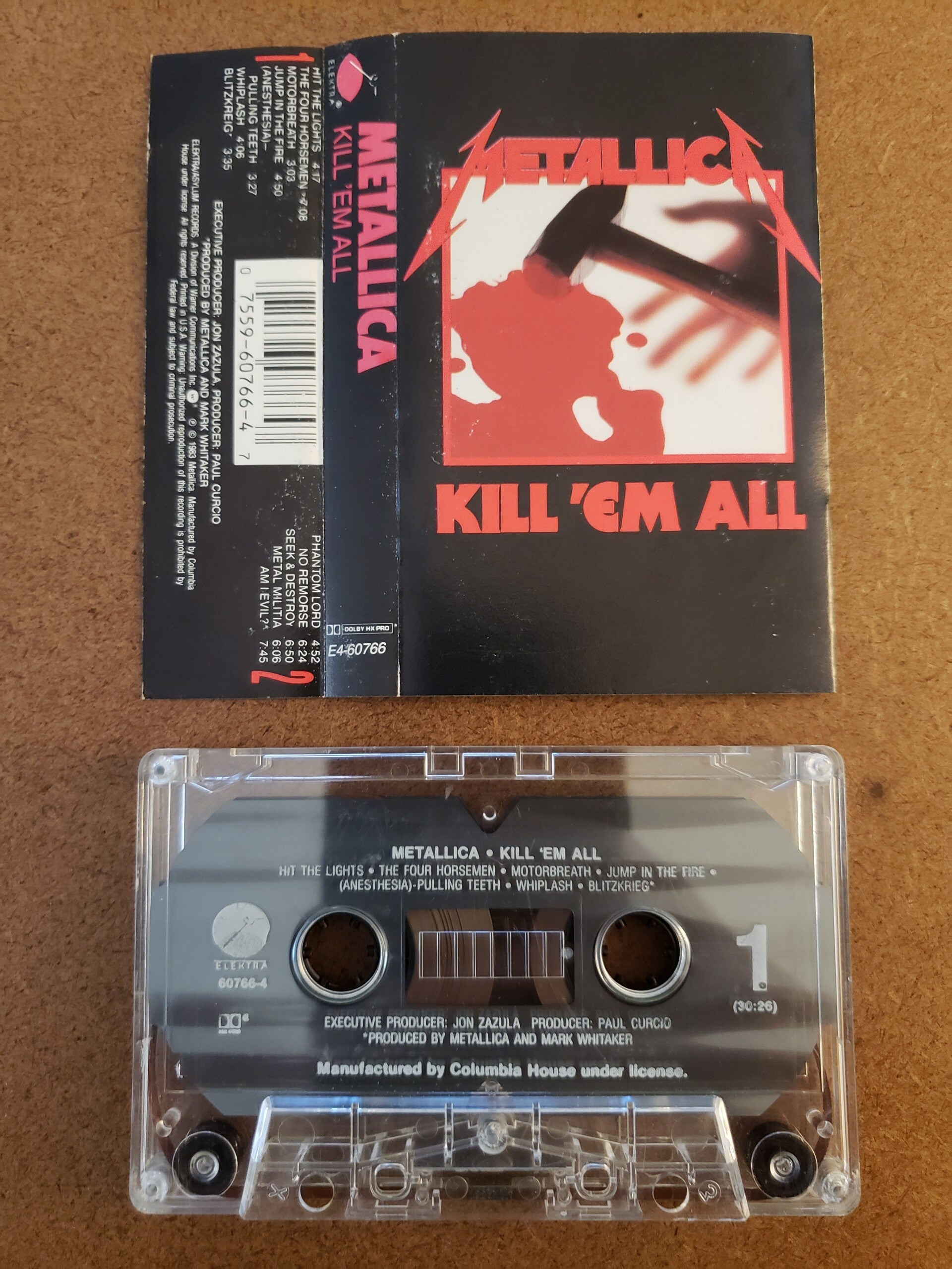 METALLICA - Kill Em All Cassette