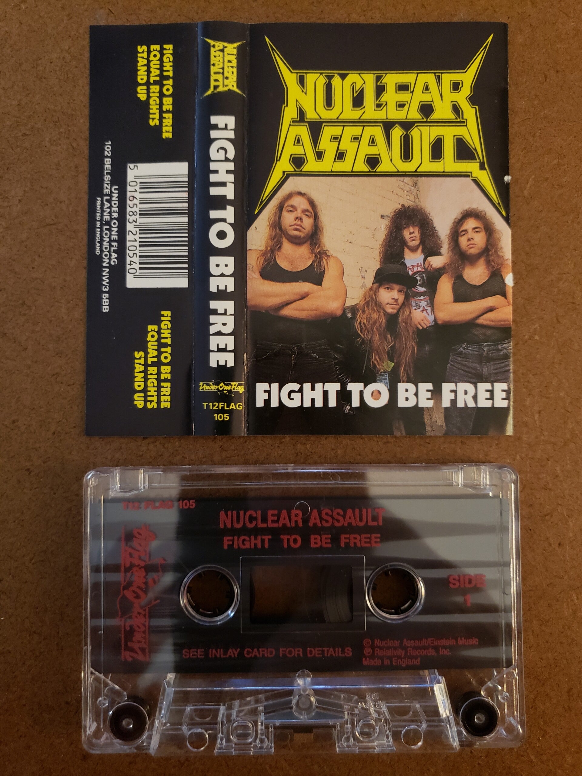 NUCLEAR ASSAULT - Fight To Be Free Cassette