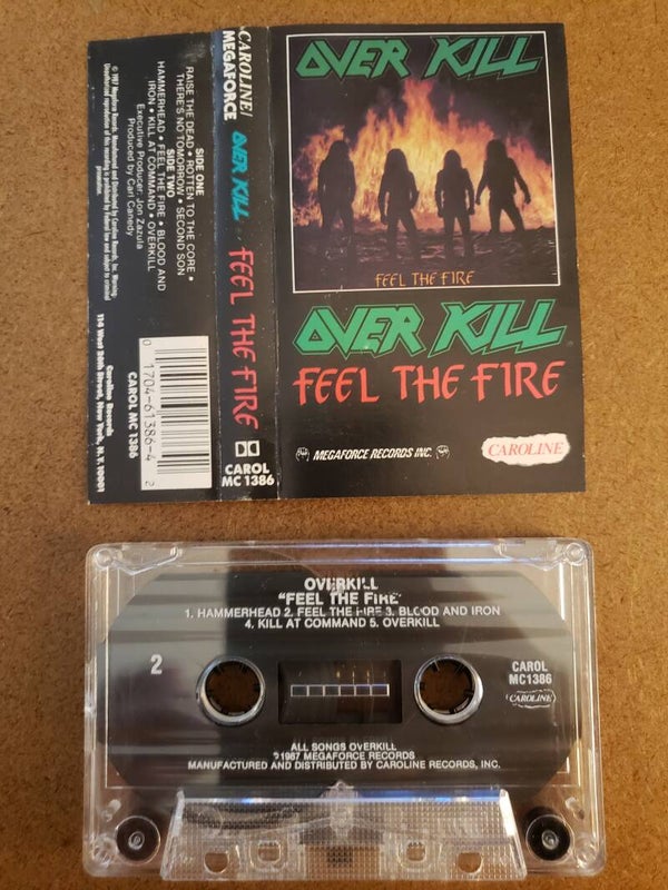 OVERKILL - Feel The Fire Cassette