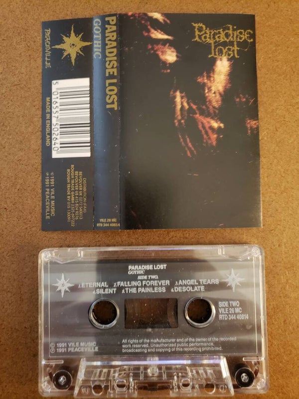 PARADISE LOST - Gothic Cassette(gold print)