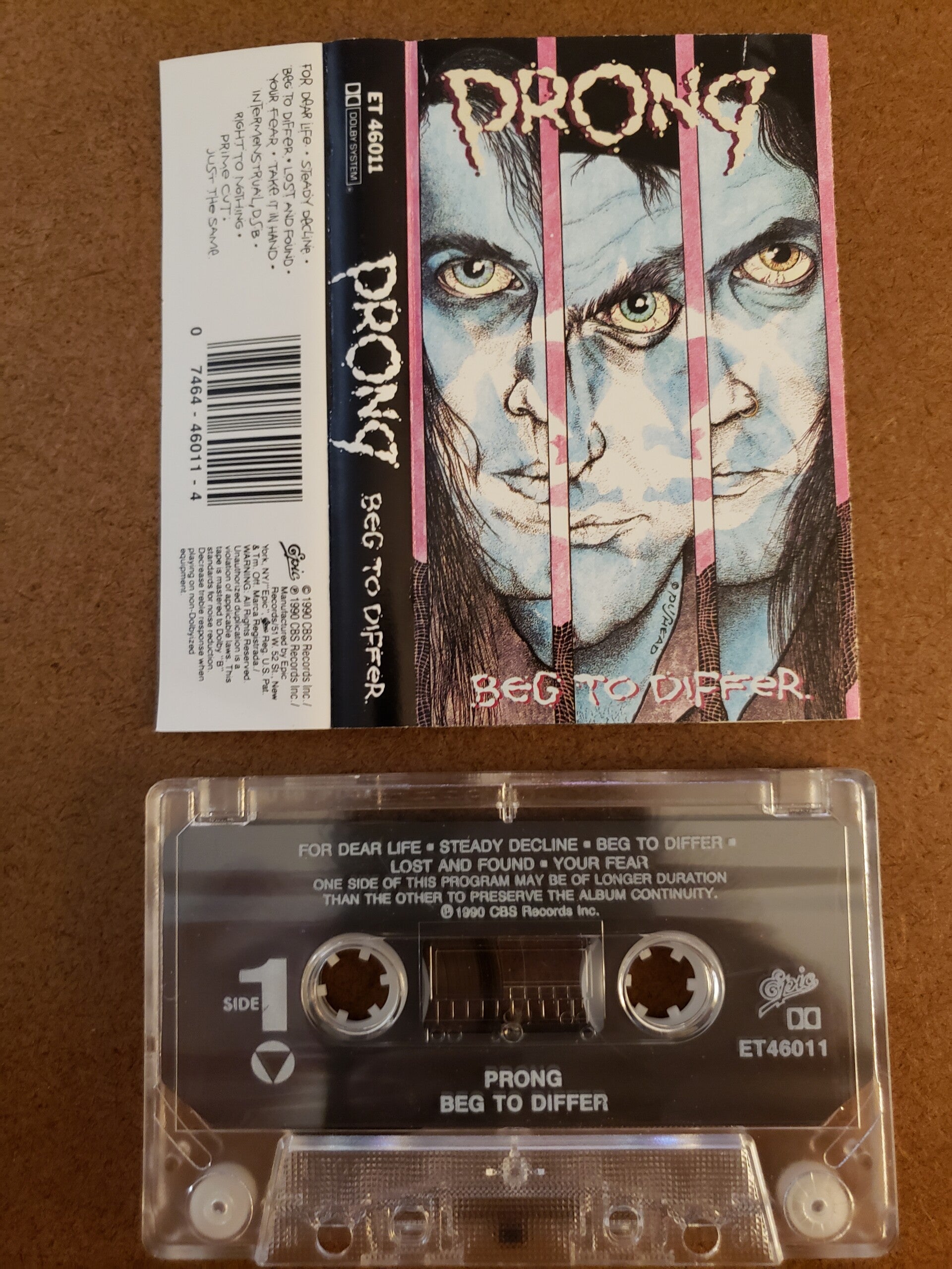 PRONG - Beg To Differ Cassette