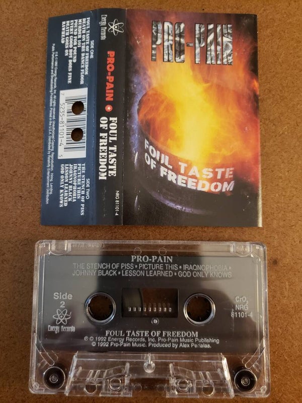 PRO-PAIN - Foul Taste Of Freedom Cassette(cut out)