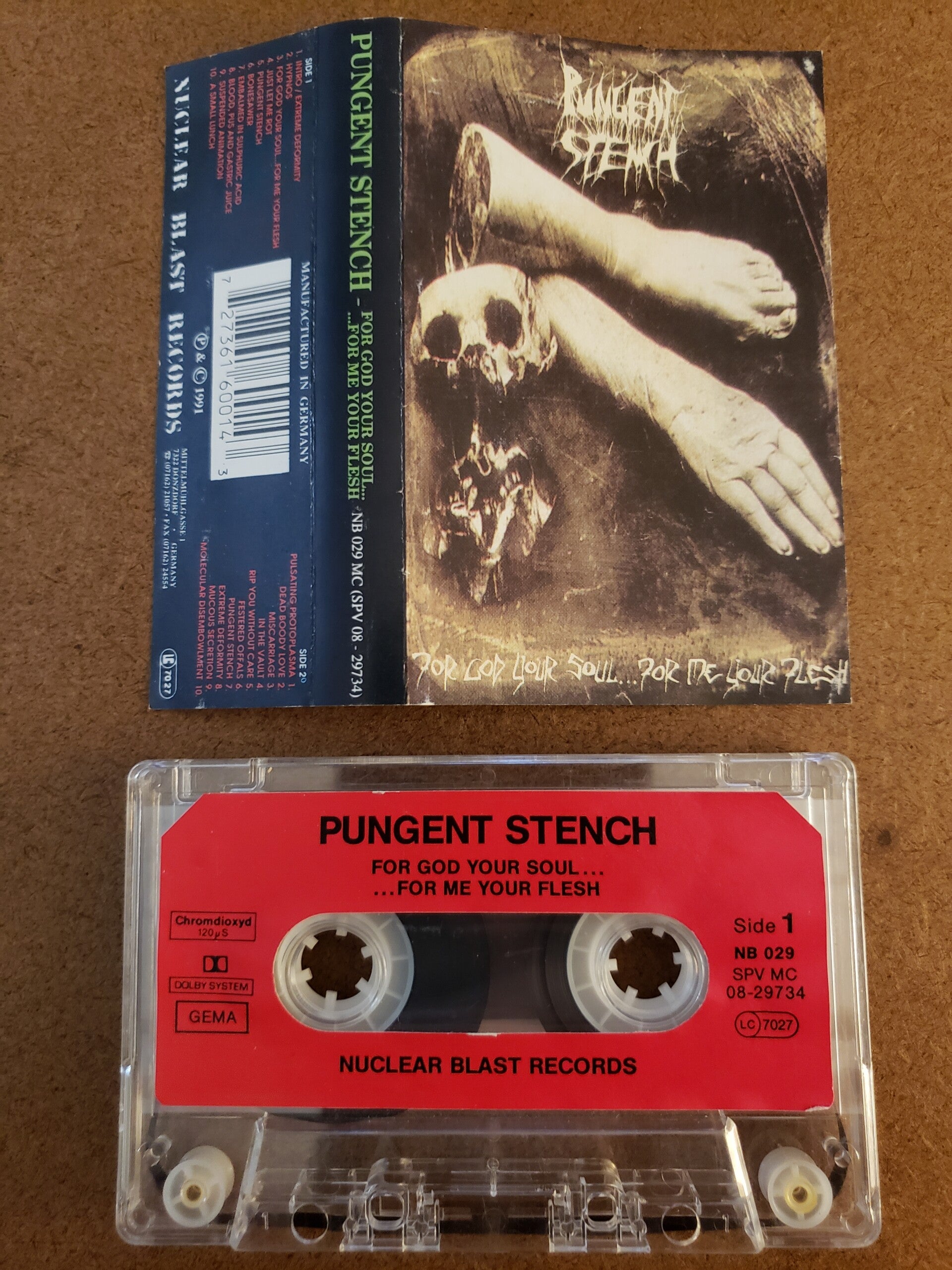 PUNGENT STENCH - For God Your Soul... for Me Your Flesh Cassette