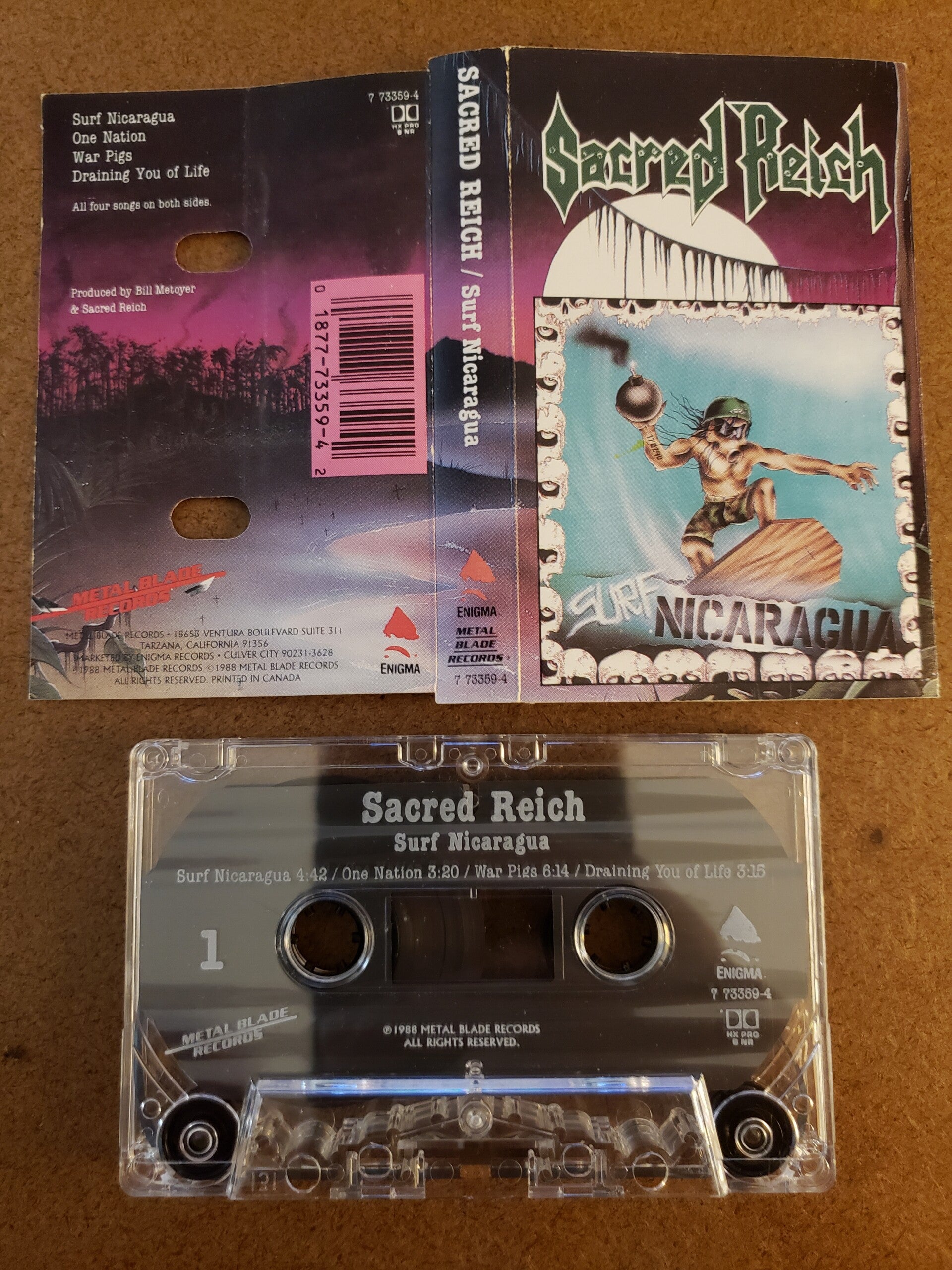 SACRED REICH - Surf Nicaragua Cassette
