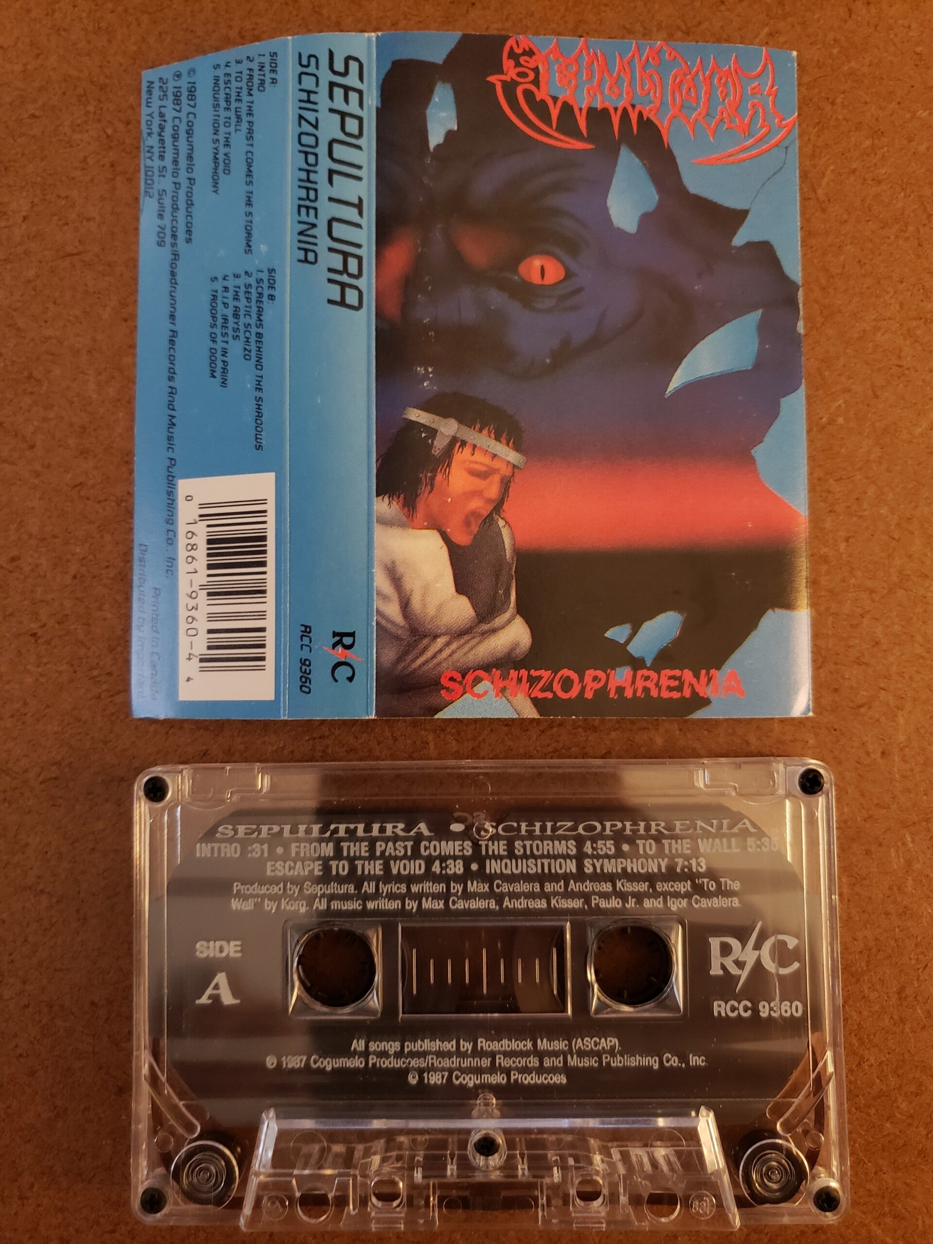 SEPULTURA - Schizophrenia Cassette
