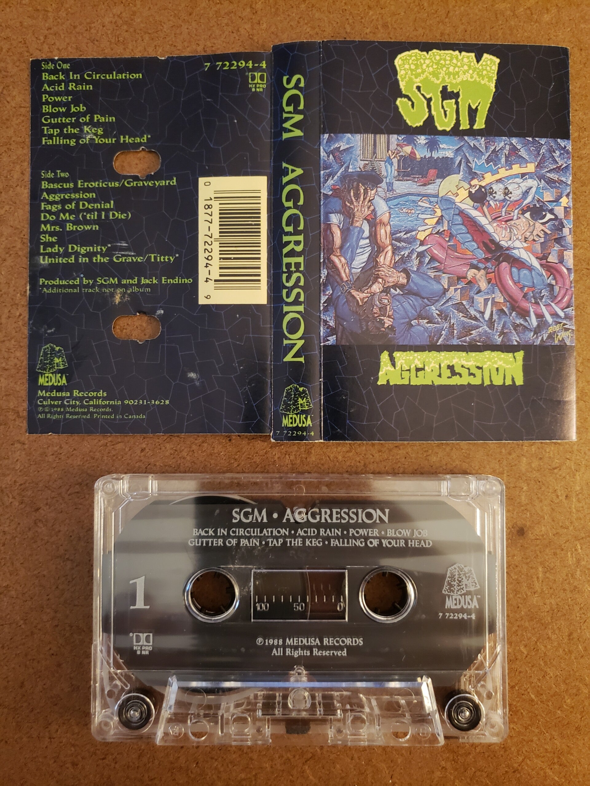 SGM - Aggression Cassette(rare)