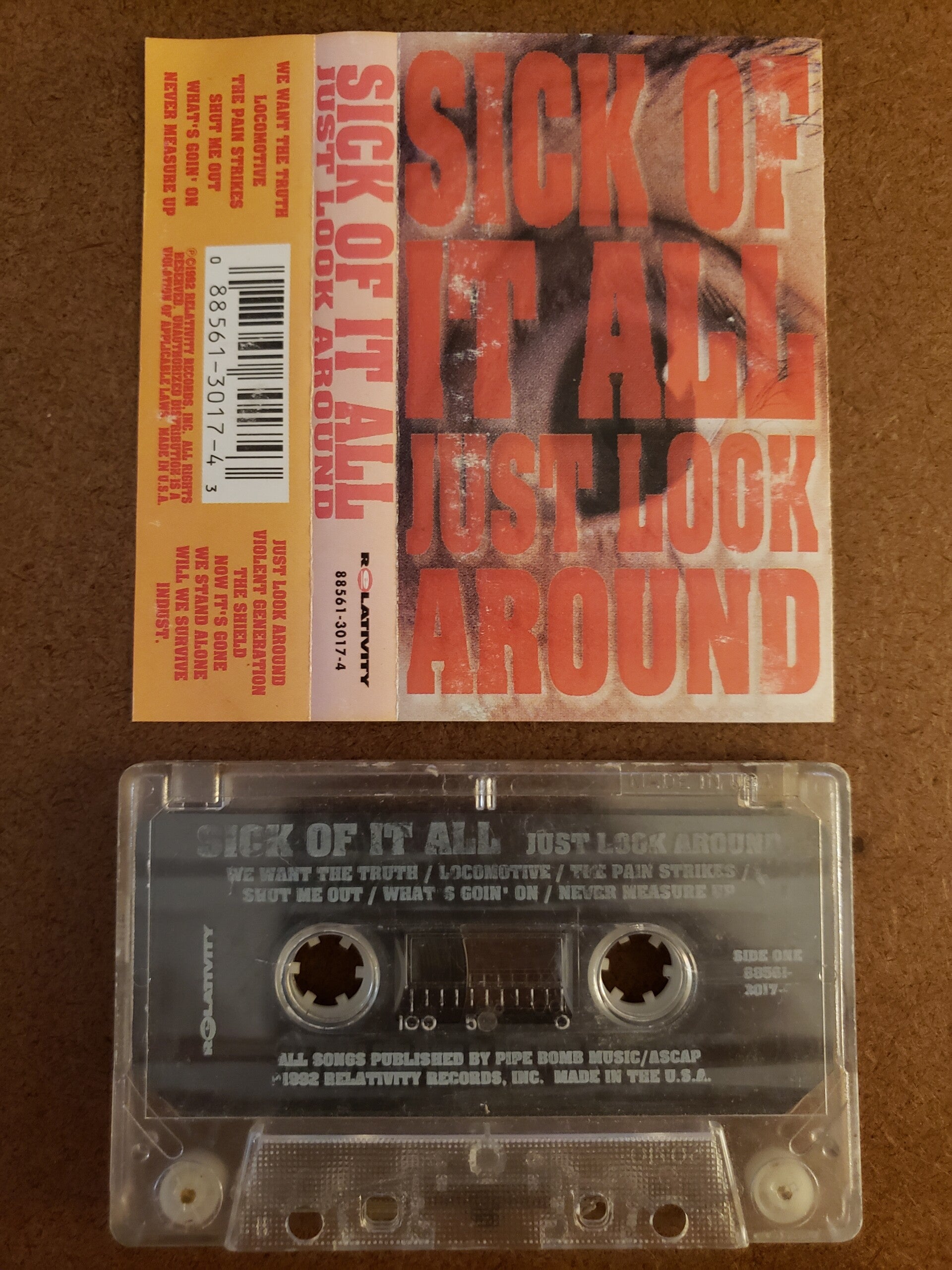 SICK OF IT ALL - Just Look Around Cassette