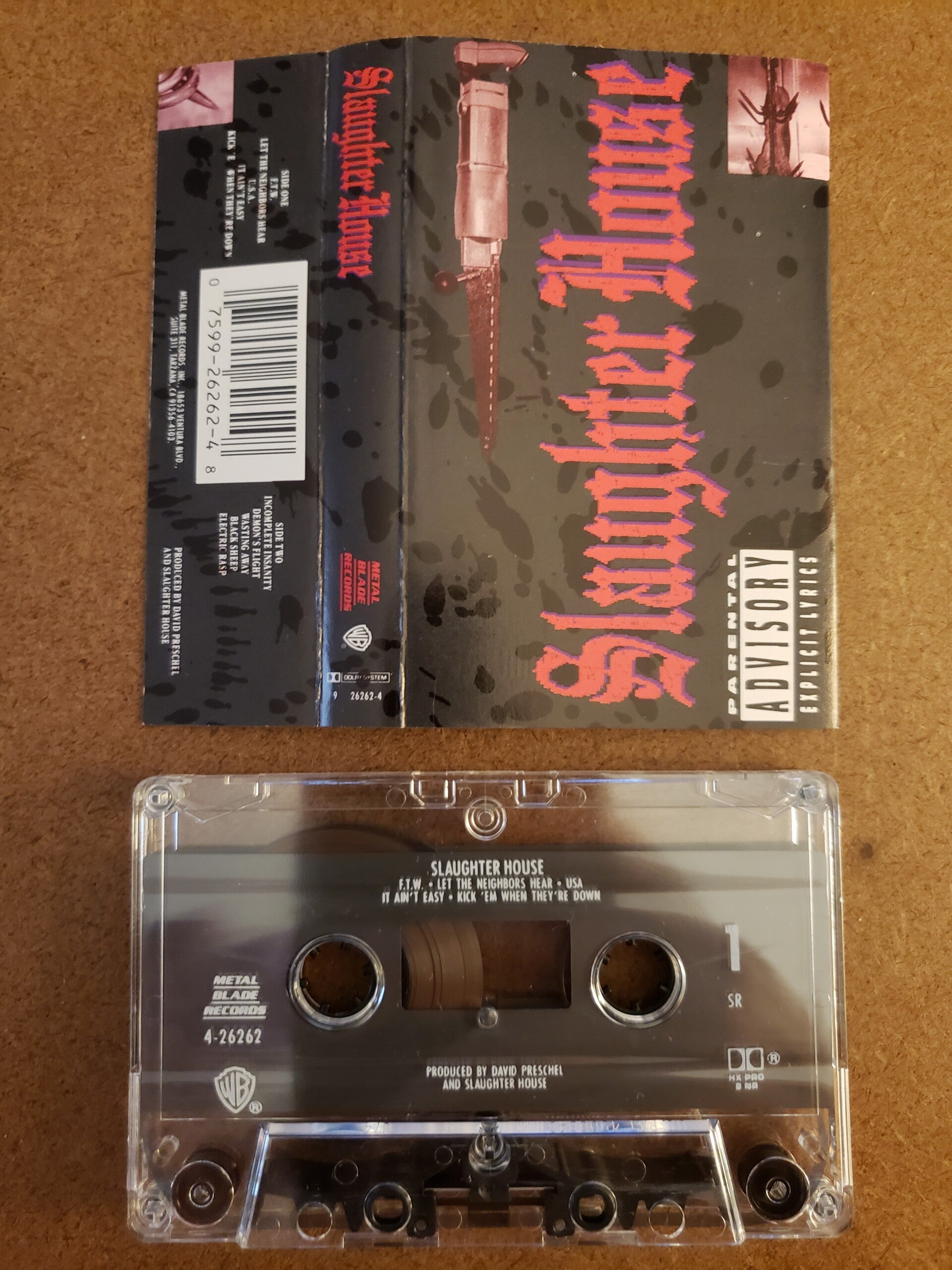 SLAUGHTER HOUSE - Self Title Cassette