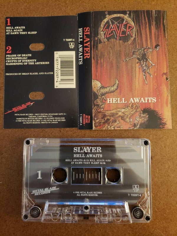 SLAYER - Hell Awaits Cassette