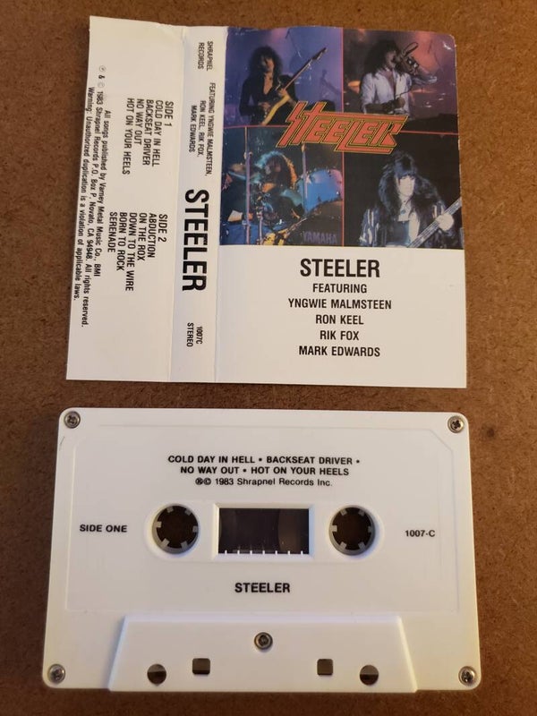 STEELER - Self Title Cassette