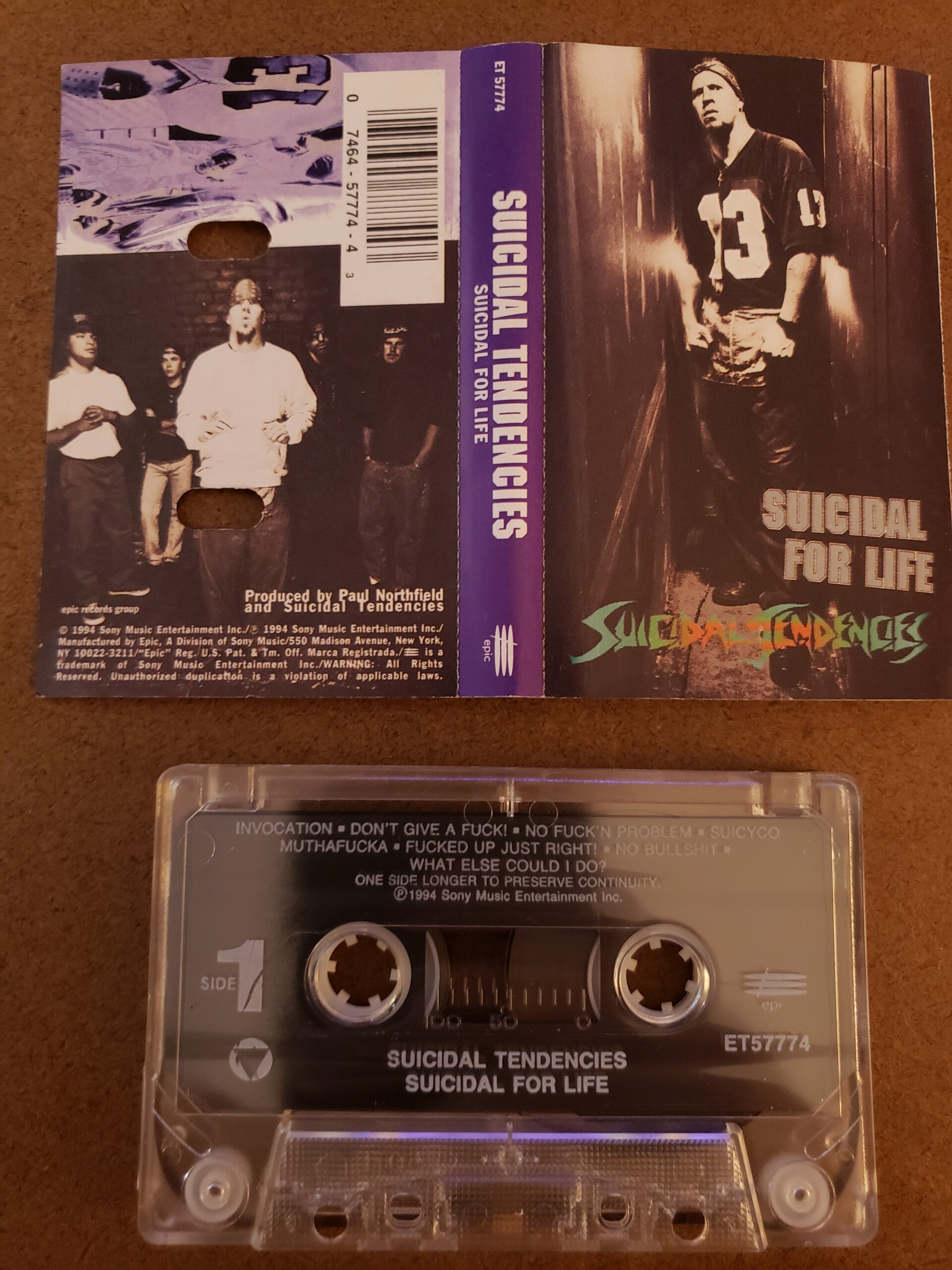 SUICIDAL TENDENCIES - Suicidal For Life Cassette
