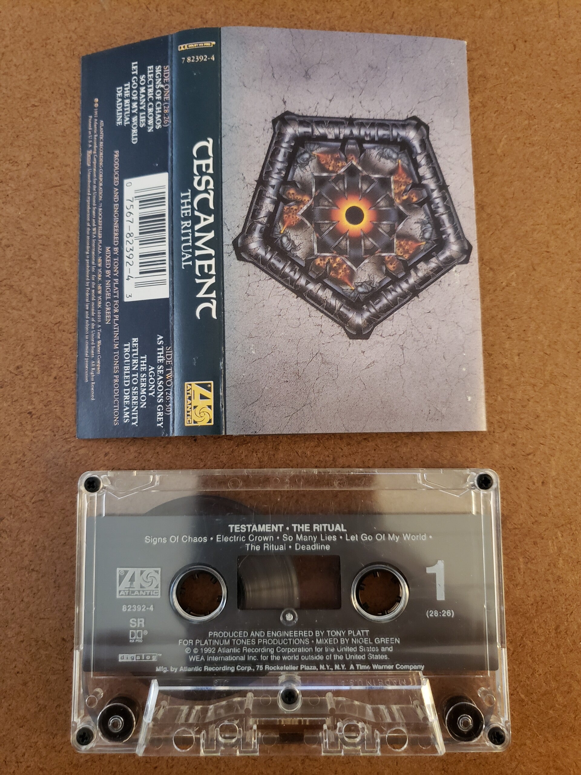 TESTAMENT - The Ritual Cassette