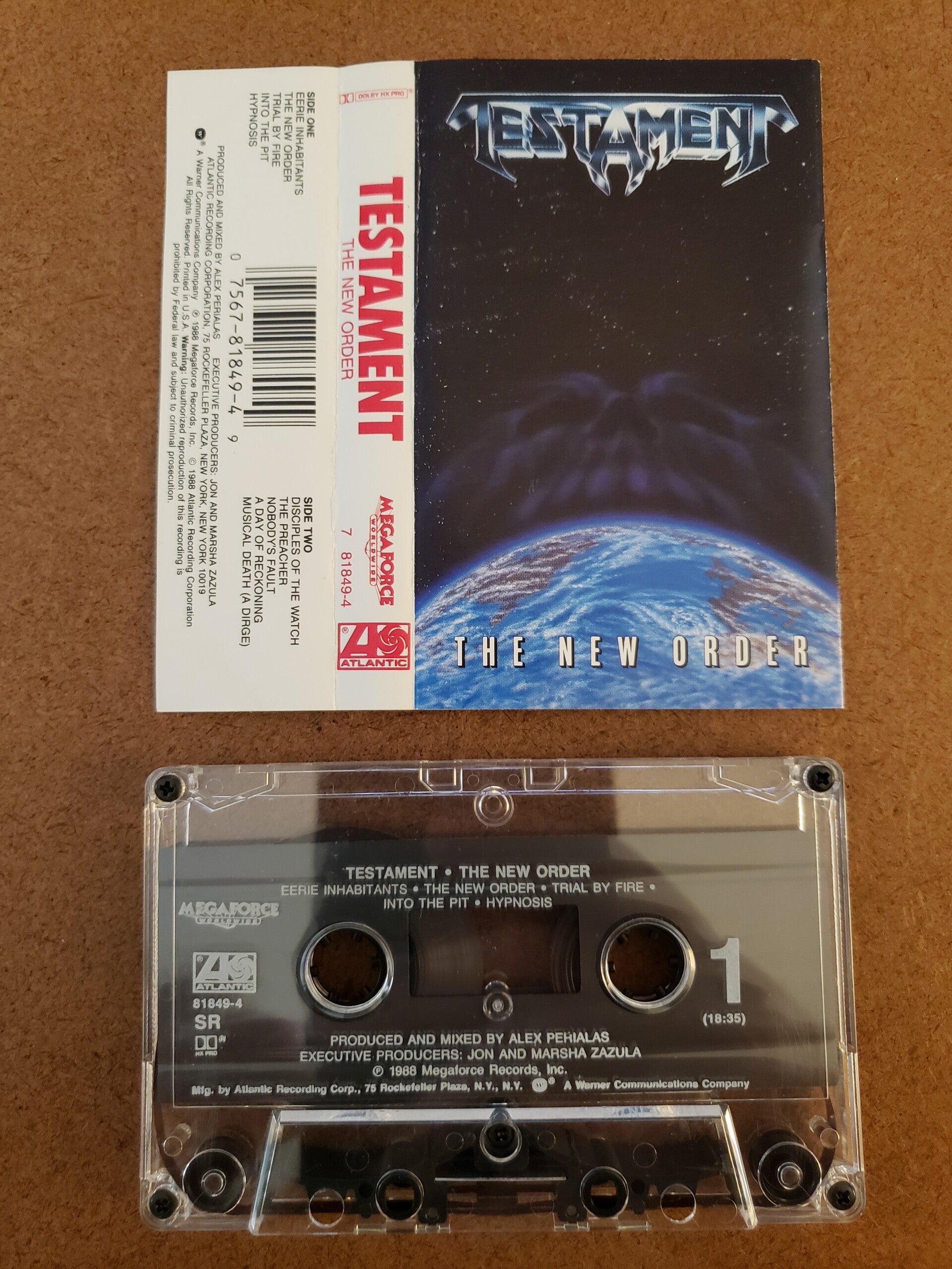 TESTAMENT - The New Order Cassette
