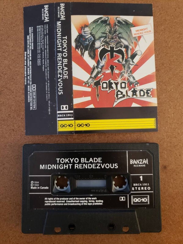 TOKYO BLADE - Midnight Rendezvous Cassette