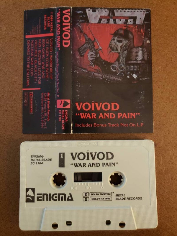 VOIVOD - War And Pain Cassette