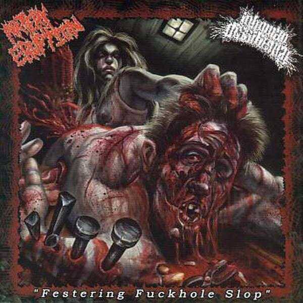 ARTERY ERUPTION/INHUMAN DISSONANCE - Festering F**k Hole Slop CD