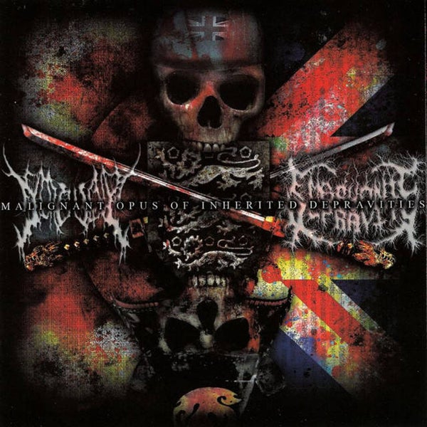 EMBRYONIC DEPRAVITY/GOREVENT - Malignant Opus of Inherited Depravities 2 Way Split CD