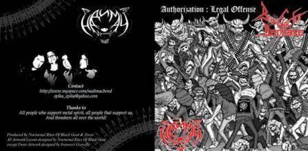 AUTORIZATION - Legal Offense: Benefactor Decease/ Надимач Split CD