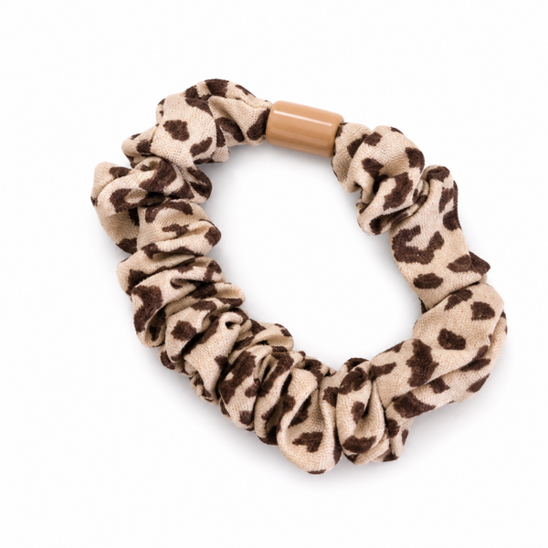 Elastiek panter beige