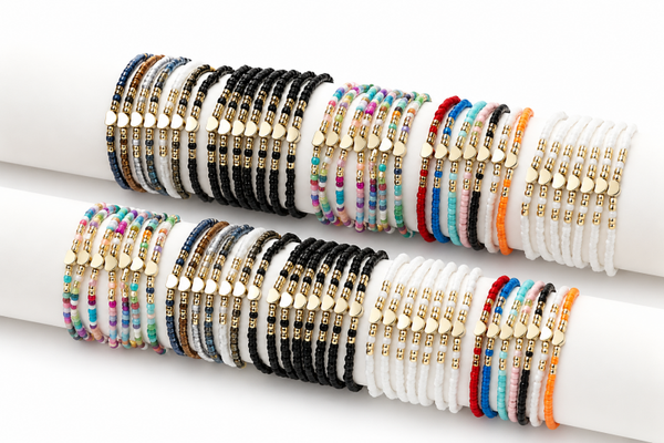 Hartjes kralen armband