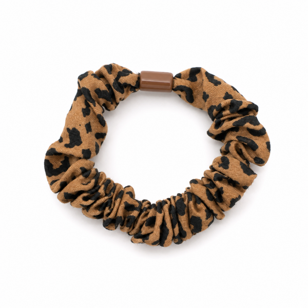 Elastiek panter camel