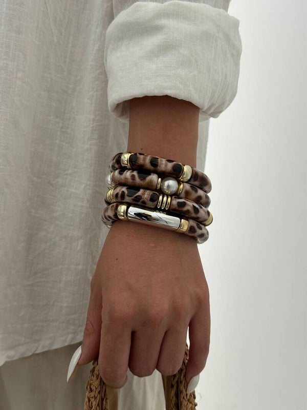 Set panter armbanden