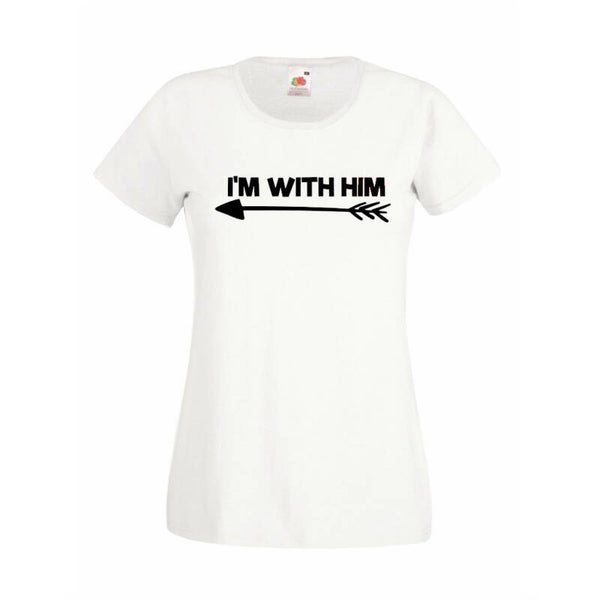 SHIRT(V)-I'M WITH HIM / HER