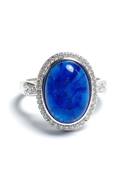 Zilveren herinneringsring met ovale opening – vulbaar met DNA, as, moedermelk of zand