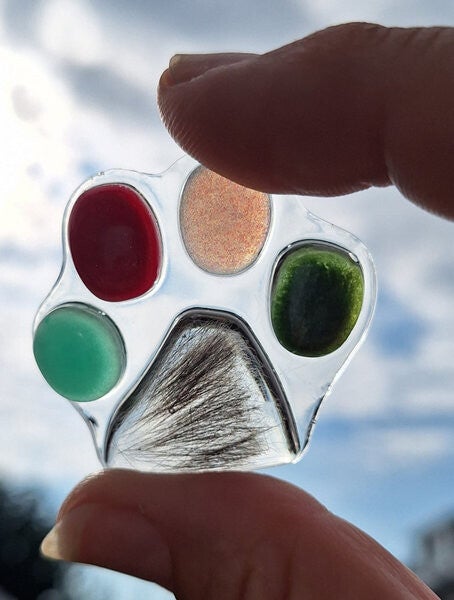 Herinneringspootje van Hars – Een Liefdevol Aandenken aan Je Trouwe Viervoeter