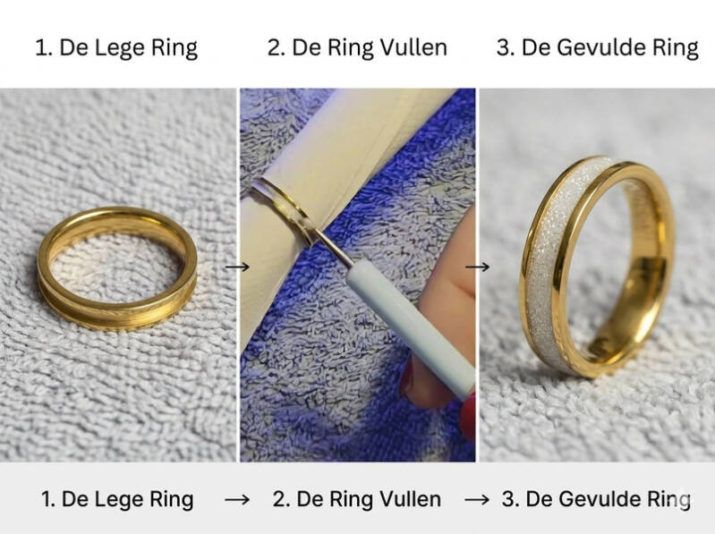Proces van lege ring tot moedermelkring