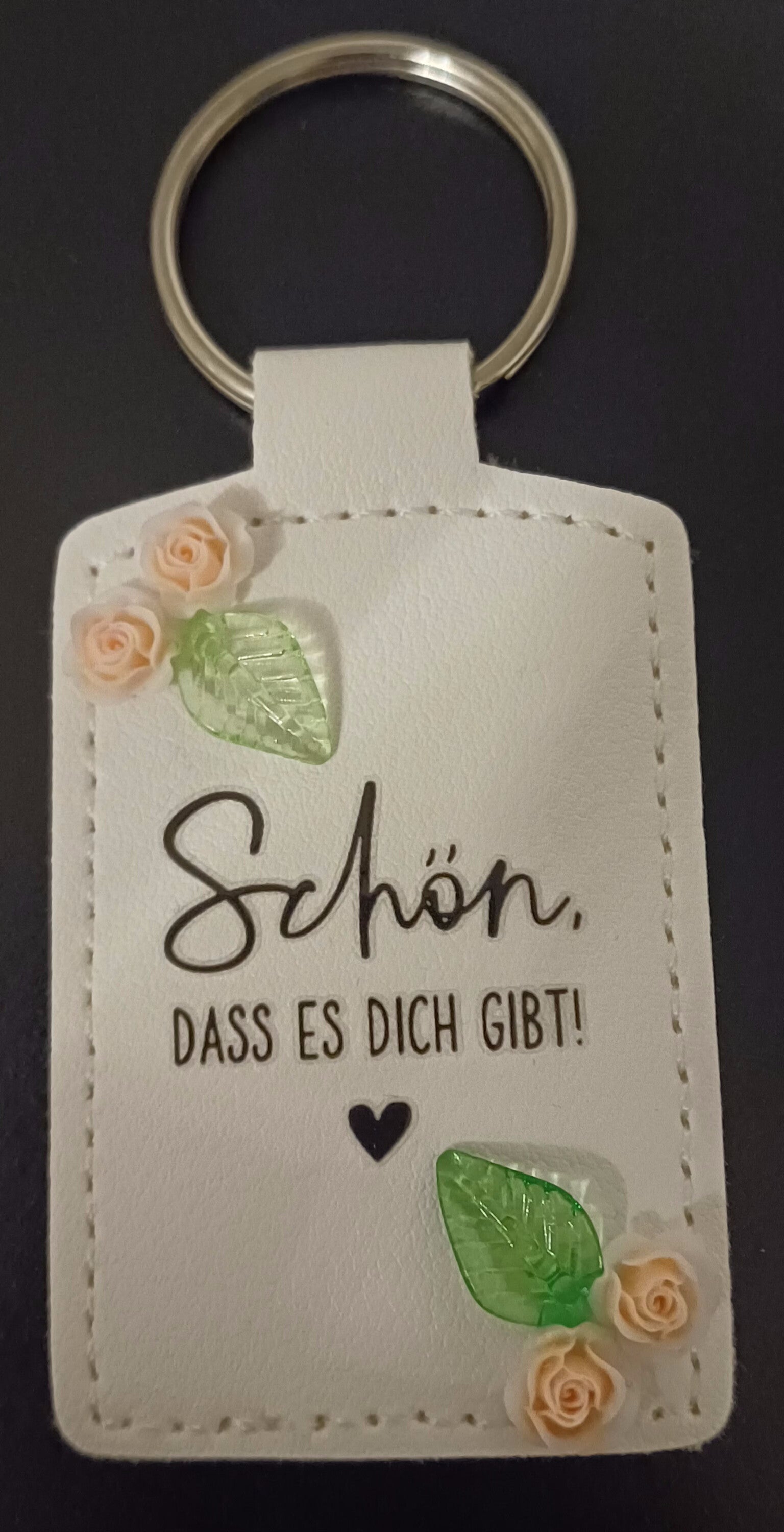 Schlüsselanhänger mit Fach für Jeton