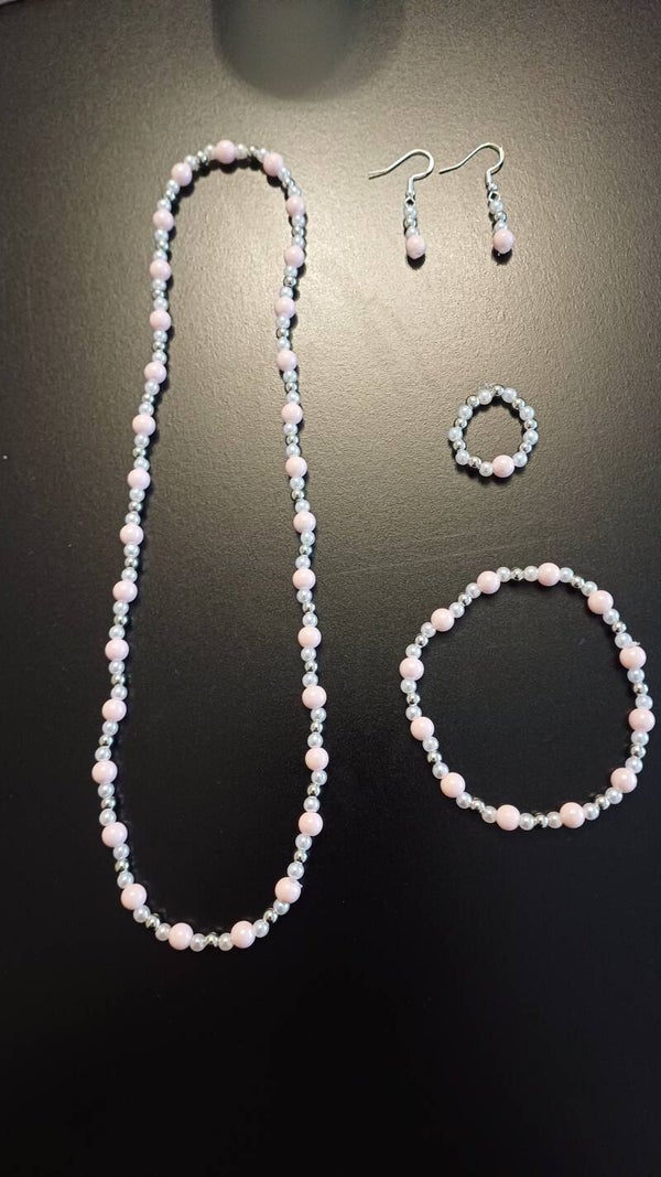 Damen Schmuck-Set rosa