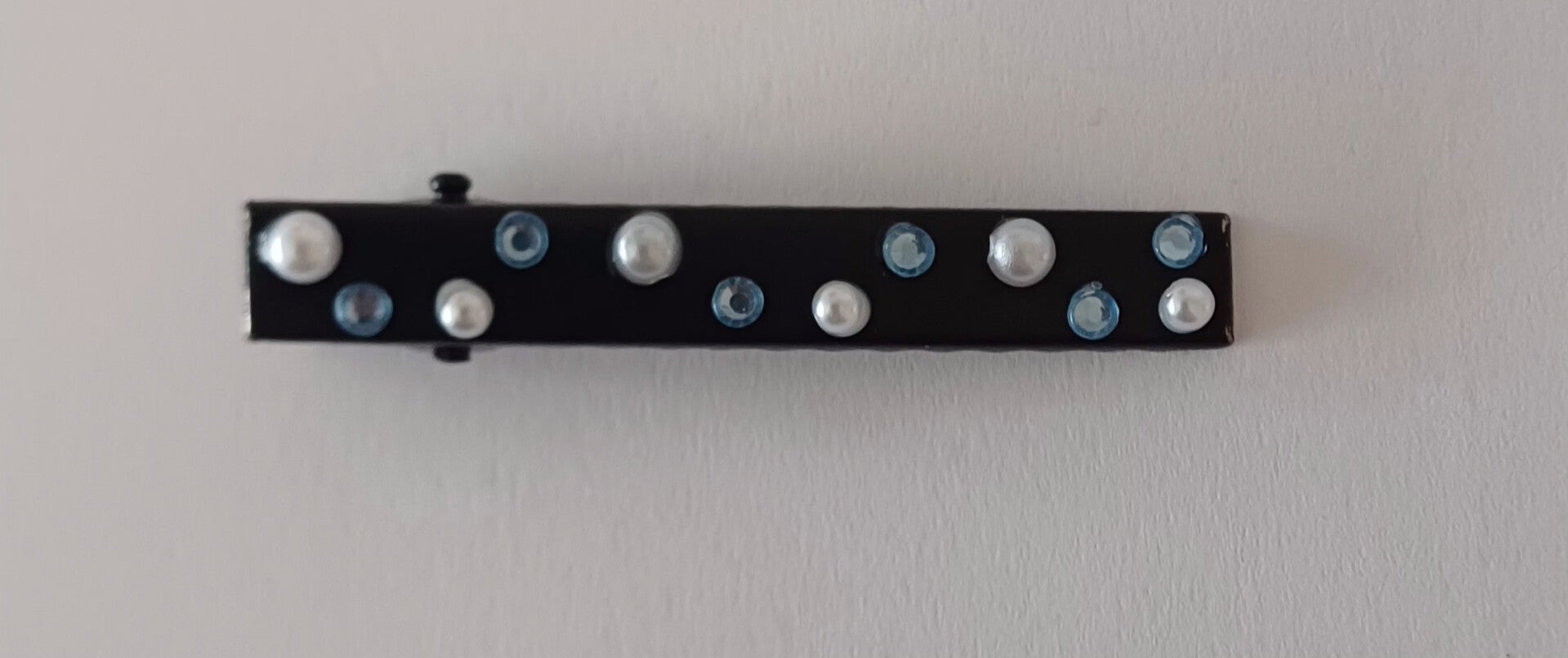 Haarspange glitzer hellblau