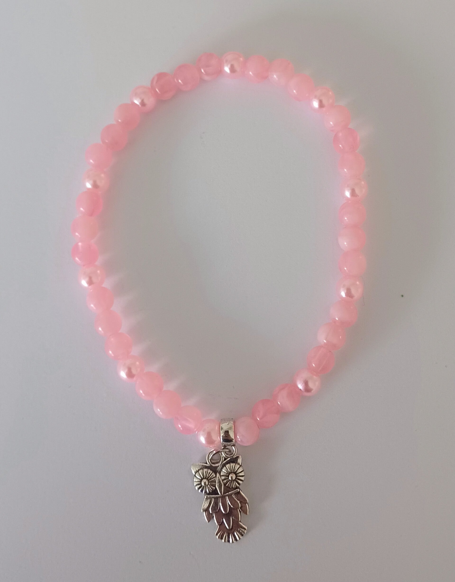 Damen Fusskette Eule U: 20cm