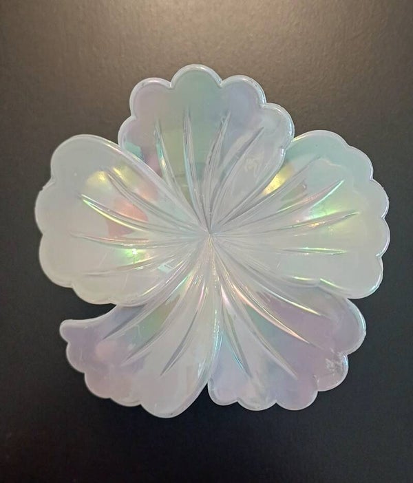 Muschelblume Haarspange weiss