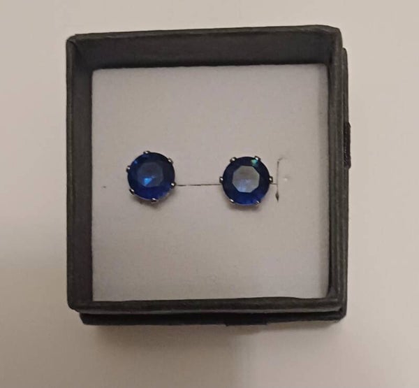 Ohrschmuck Blau Stecker