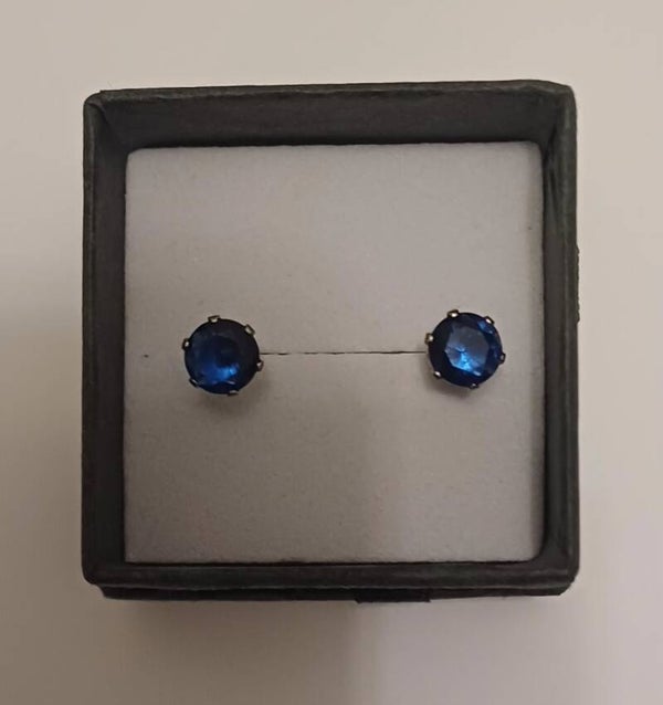 Ohrschmuck Blau Stecker