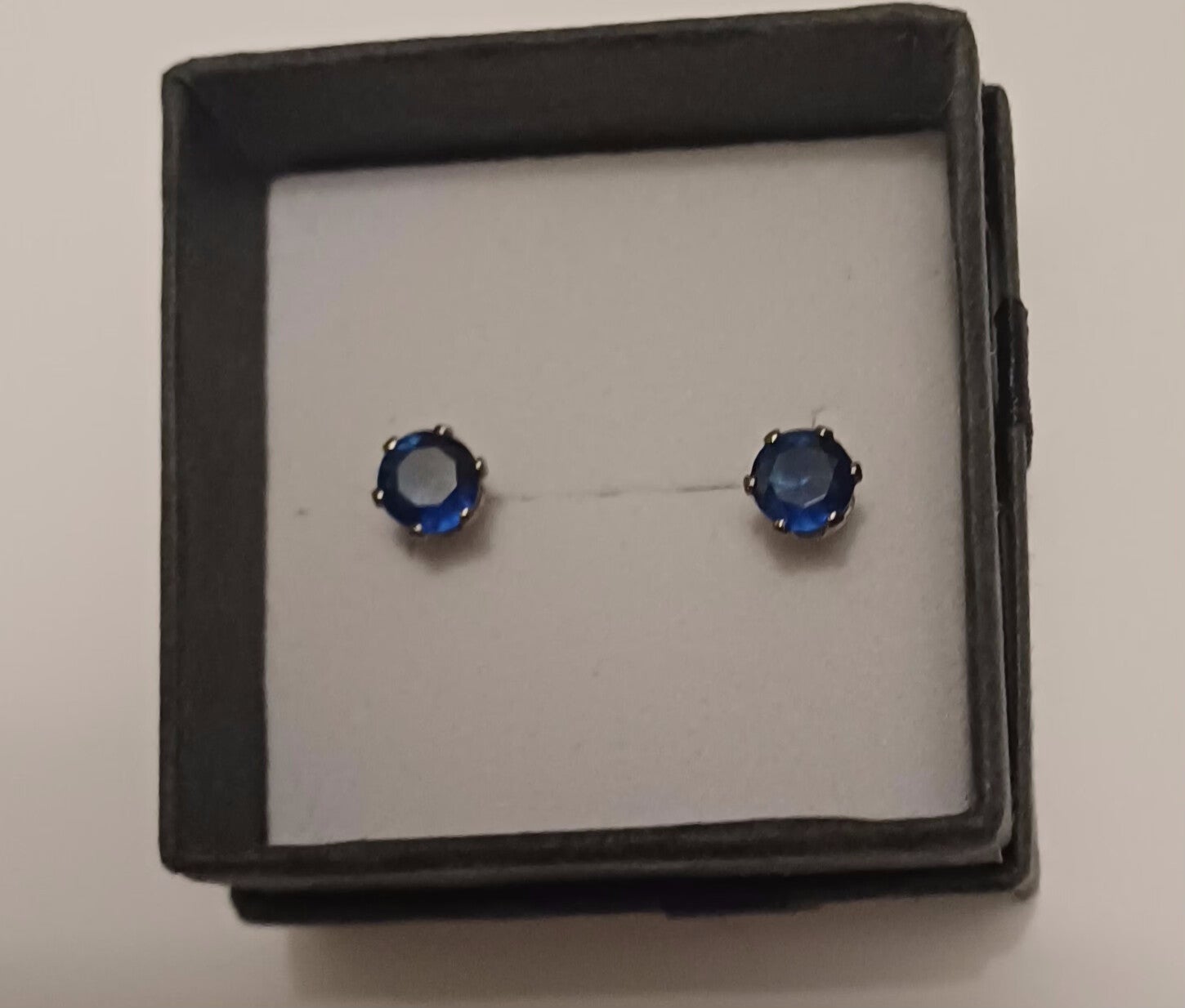 Ohrschmuck Blau Stecker