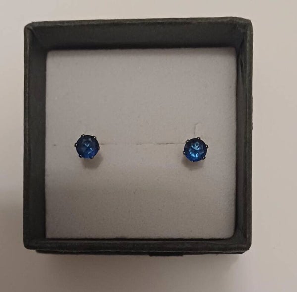 Ohrschmuck Blau Stecker