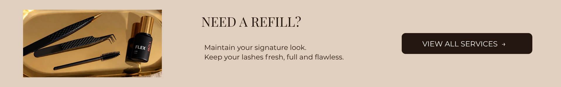 Lash refill in Albir