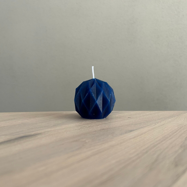 Kaars Luna donkerblauw