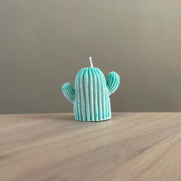 Kaars Cactus turquoise