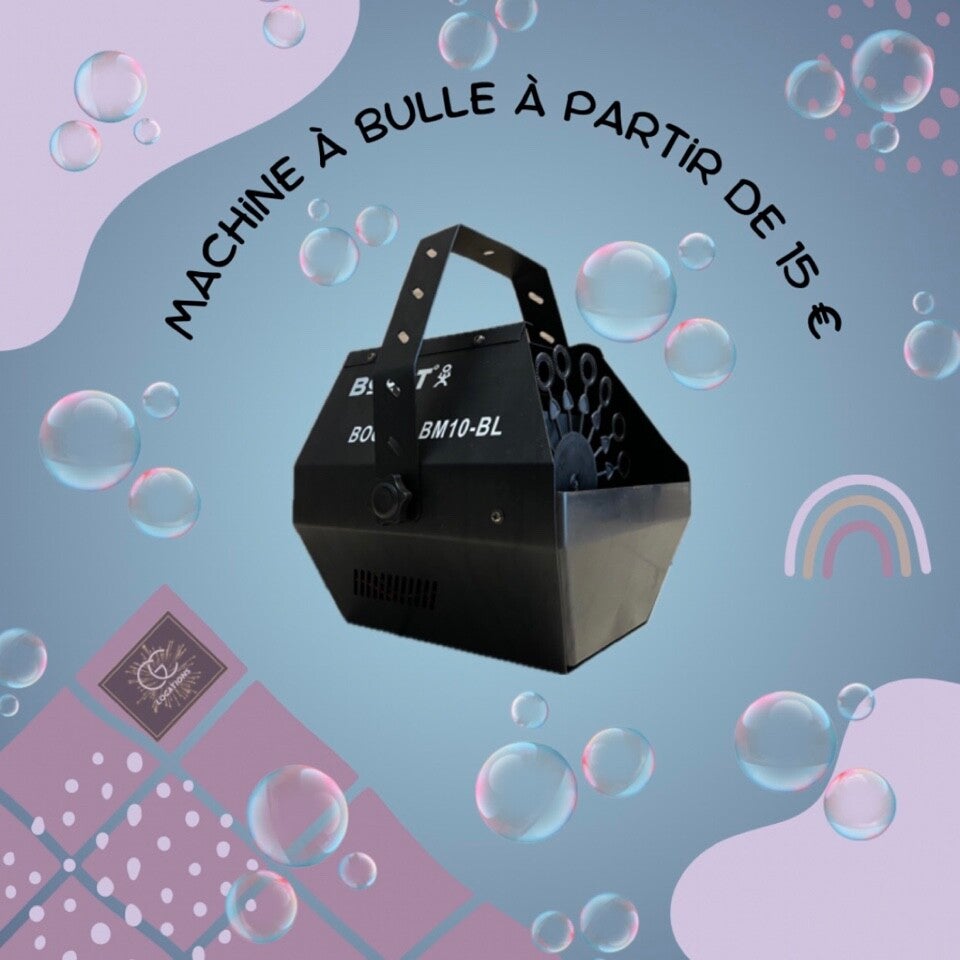 Machine à bulles