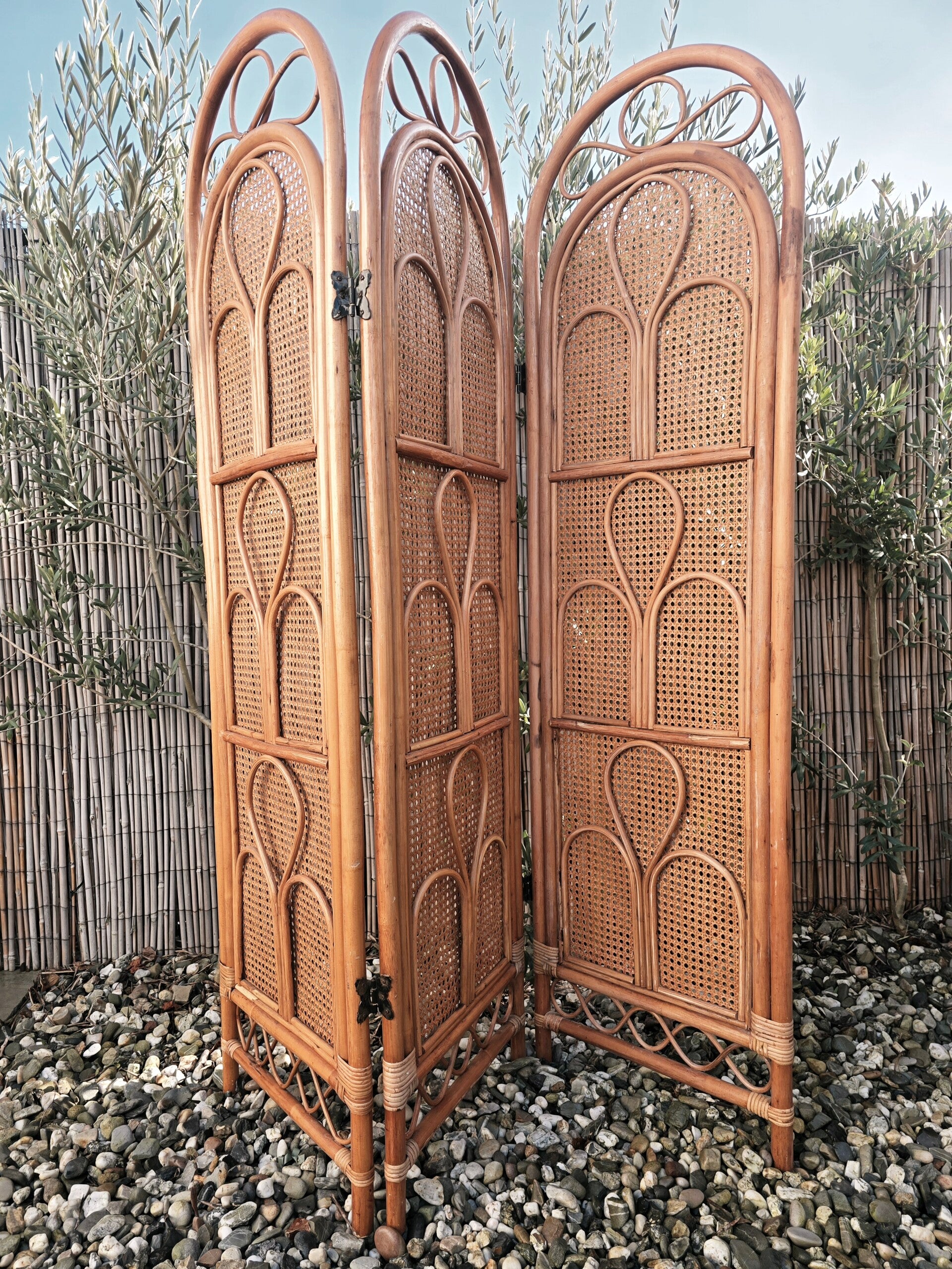 Rotan kamerscherm