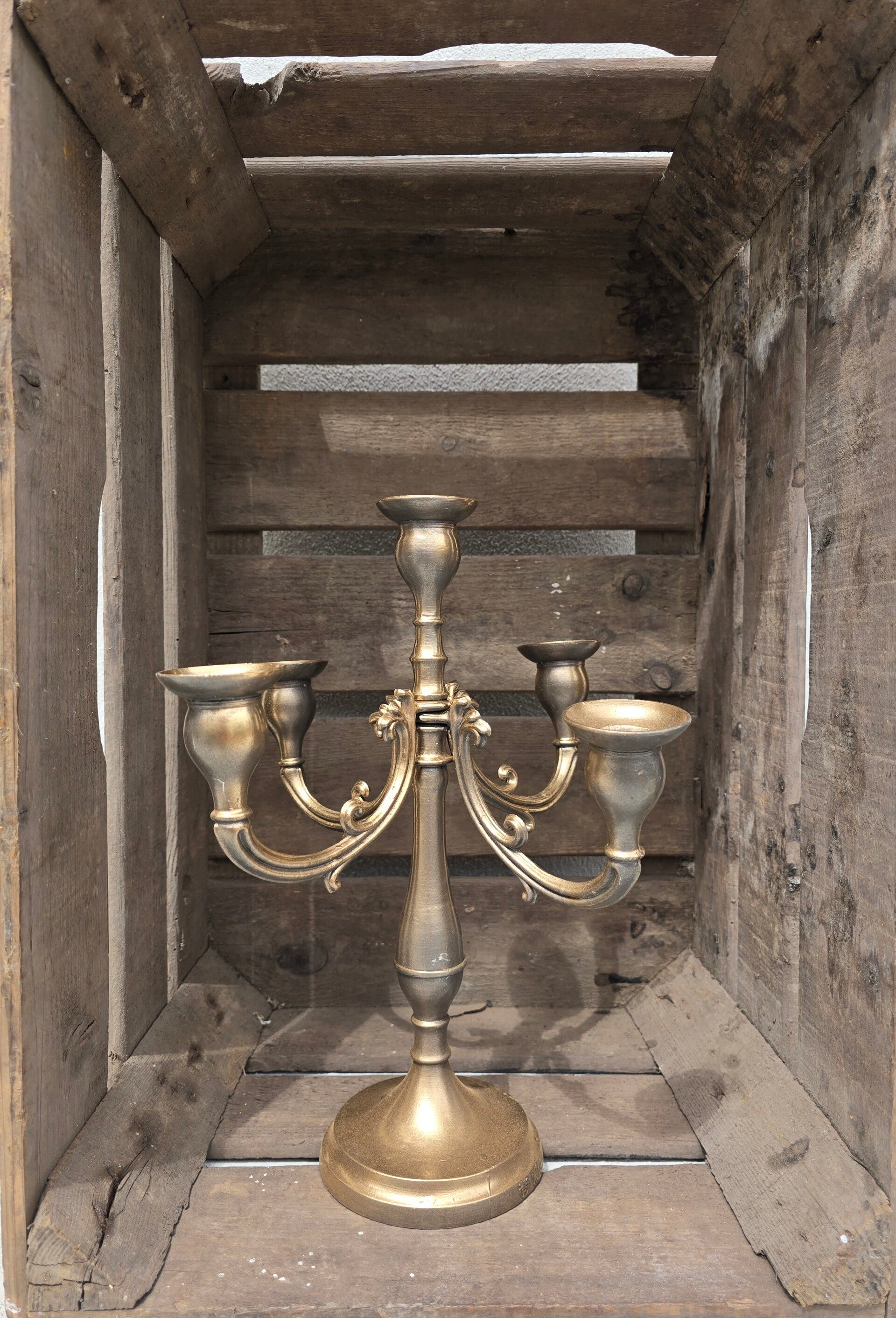 5 Arm kandelaar goud