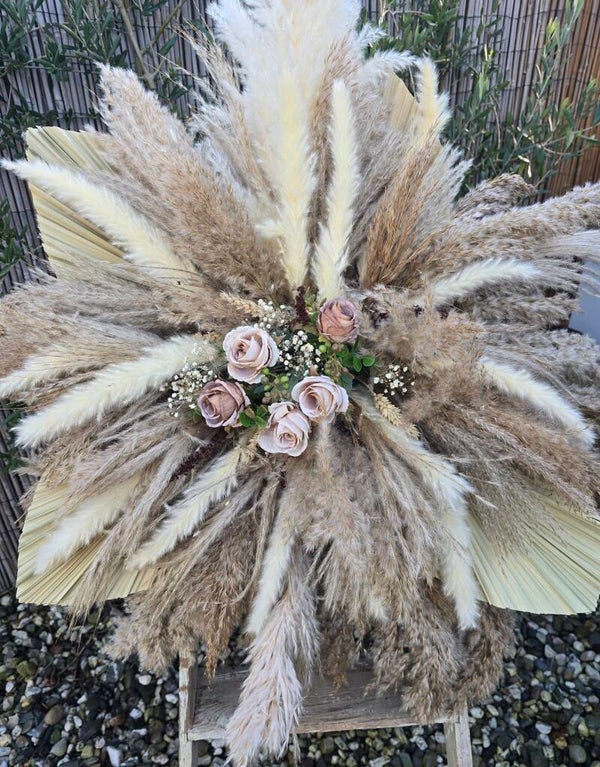 Backdrop bloemstuk