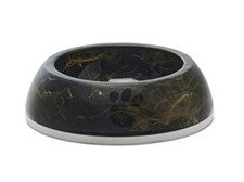 Savic voerbak Delice Marble Zwart / Goud